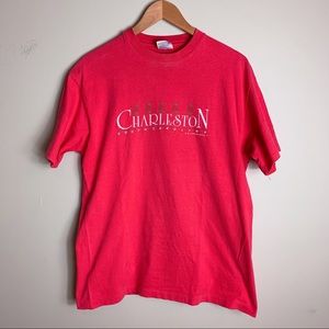 Vintage 1988 Single Stitch Charleston Tee